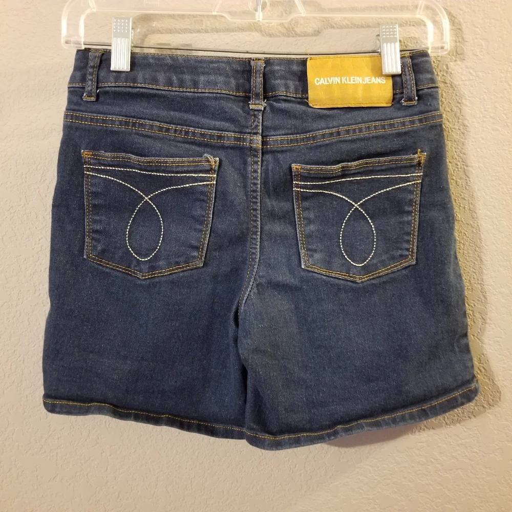 Calvin Klein Girl's Blue Jean Shorts 